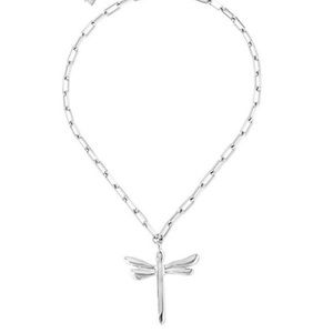 UNOde50 Silver Dragonfly Colgantes Freedom Necklace